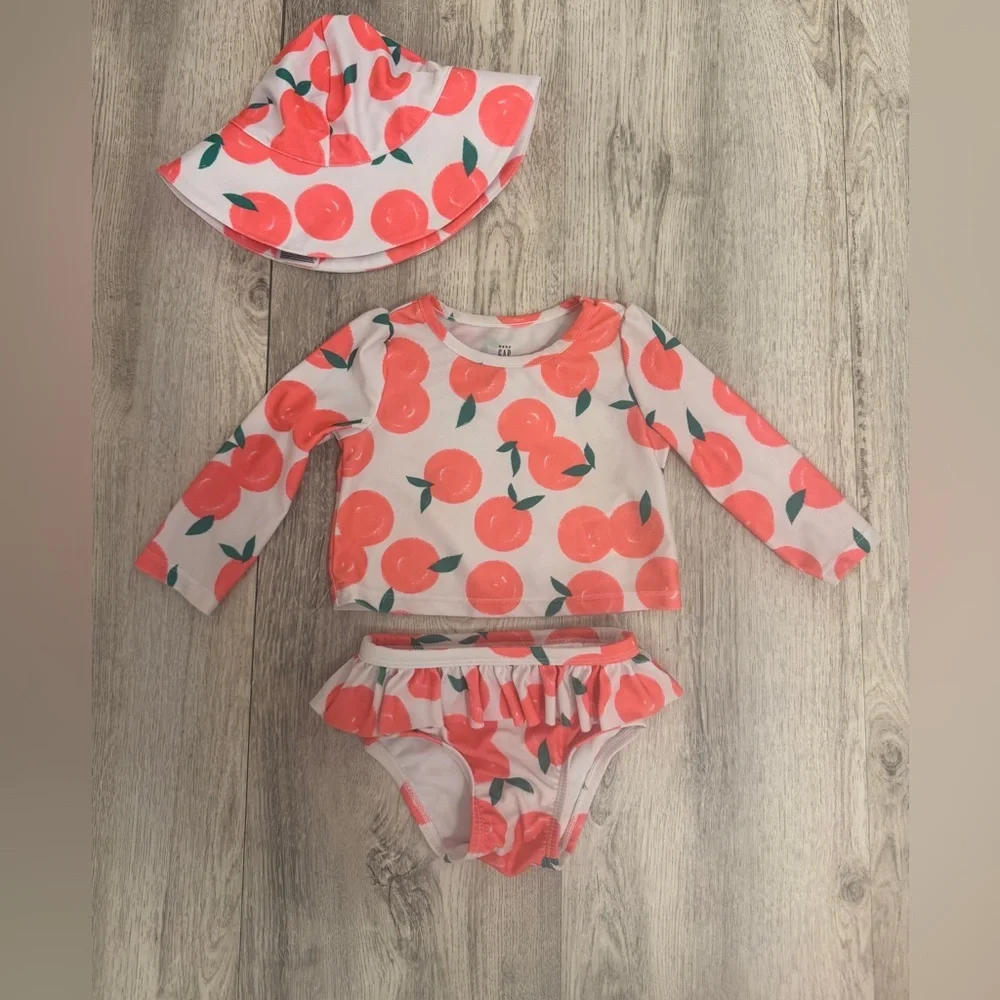 GAP Kids Swim Set - orange and White